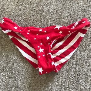Red and white ripcurl cheeky bottoms